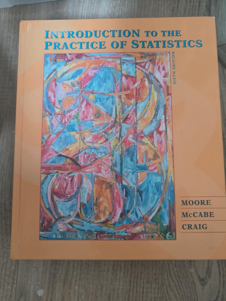Introduction to the practice of statistical, Boeken, Studieboeken en Cursussen, Ophalen of Verzenden, Beta, Gelezen, WO