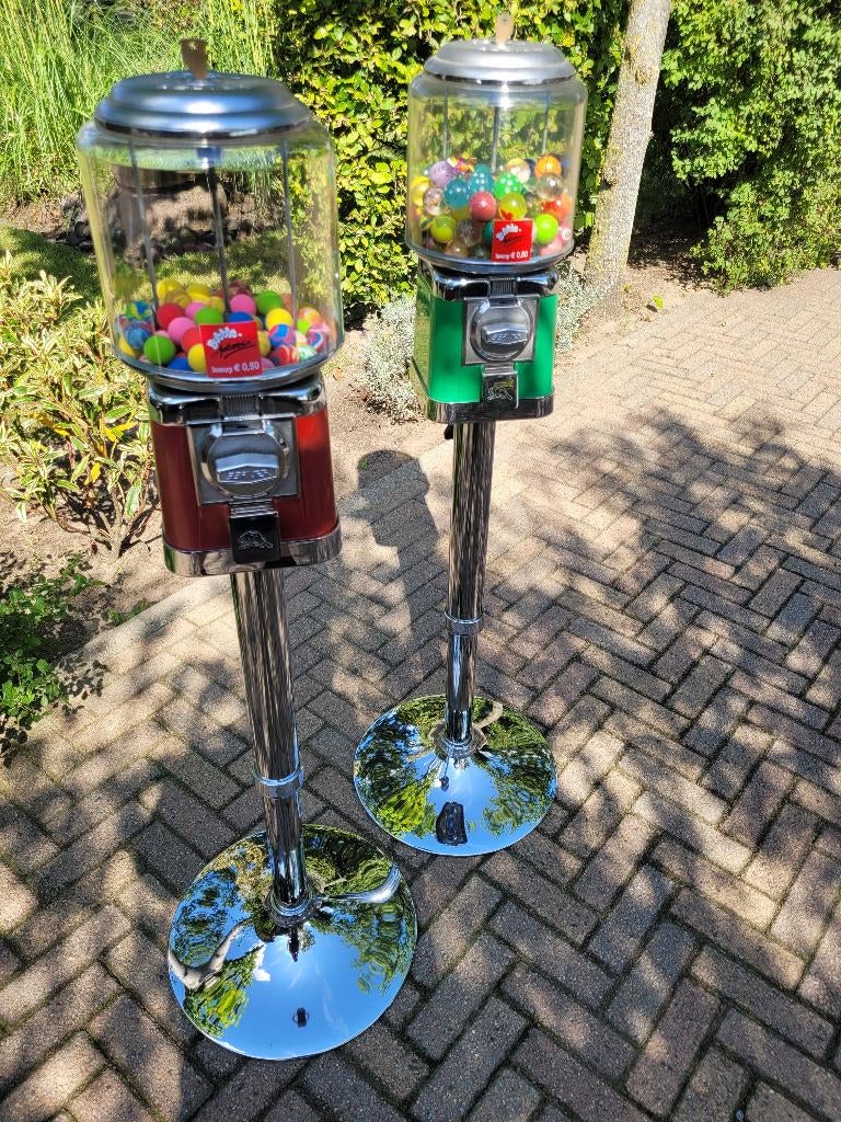 BEAVER kauwgomballen pinda automaten op poot sixties fifties, Ophalen