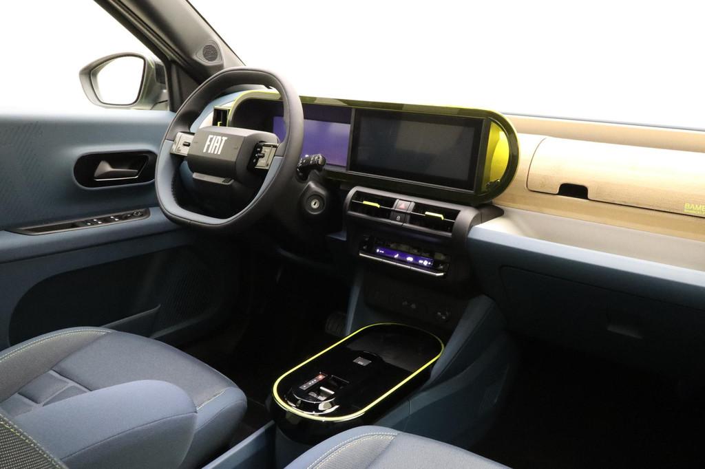 Fiat Grande Panda La Prima 11 kW 44 kWh | NIEUW | Navigatie, Auto's, Fiat, Stof, Gebruikt, Panda, Origineel Nederlands