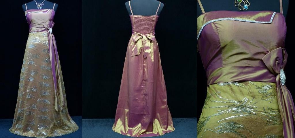 nieuwe galajurk maat 42-44 goud, Galajurk, Maat 42/44 (L), All2wish4, Nieuw