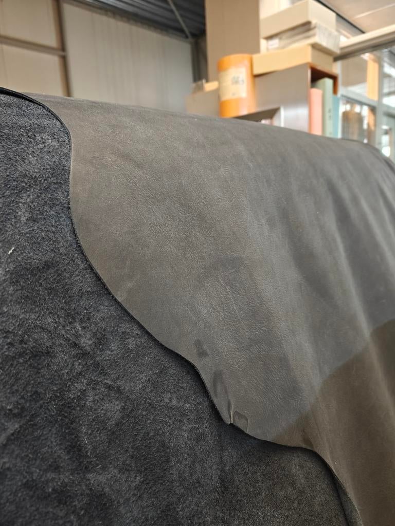 Grote partij prachtig zwart Nappa leer, Ophalen, Zwart, Leer of Kunstleer, Nieuw