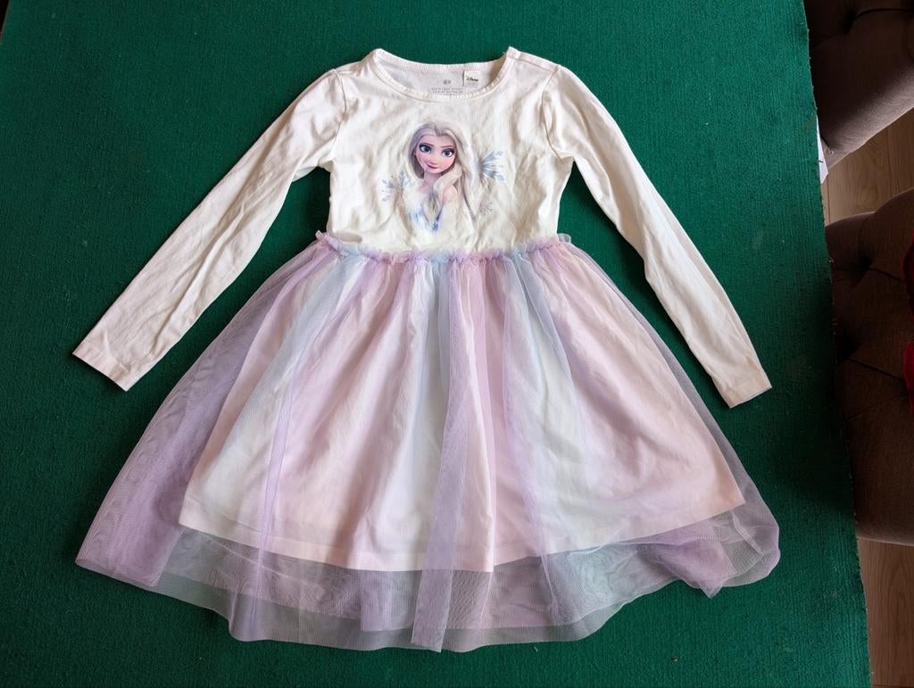 Mooie jurk Frozen Elza Nieuw meisjes 6 jaar maat 122/128 H&M, Meisje, H&M, Nieuw, Ophalen of Verzenden