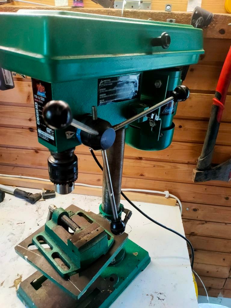 Tafelkolomboormachine - TOP CRAFT 500W, Ophalen, Gebruikt, 400 tot 600 watt, Kolomboormachine