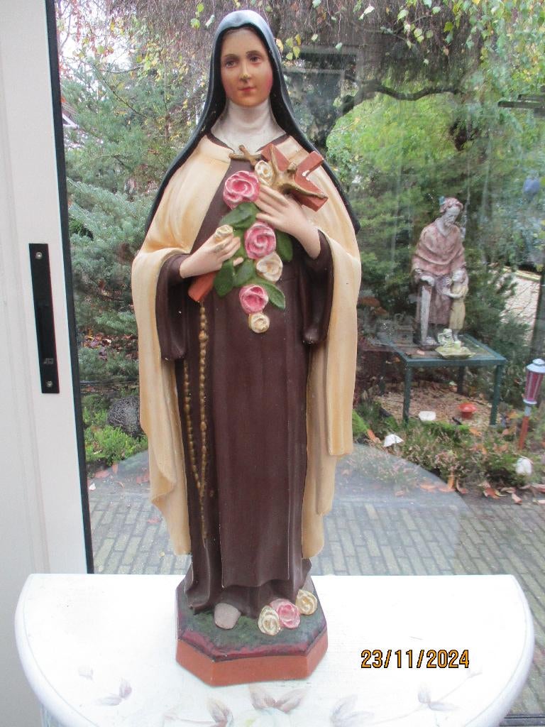 Te koop: Beeld Theresia, Antiek en Kunst, Antiek | Religie, Ophalen