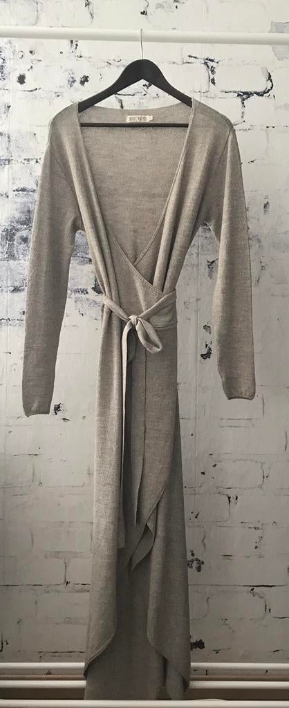 Moost wanted Jules knitted wikkel jurk Maat XS/S, Kleding | Dames, Ophalen of Verzenden, Maat 36 (S), Grijs, Gedragen