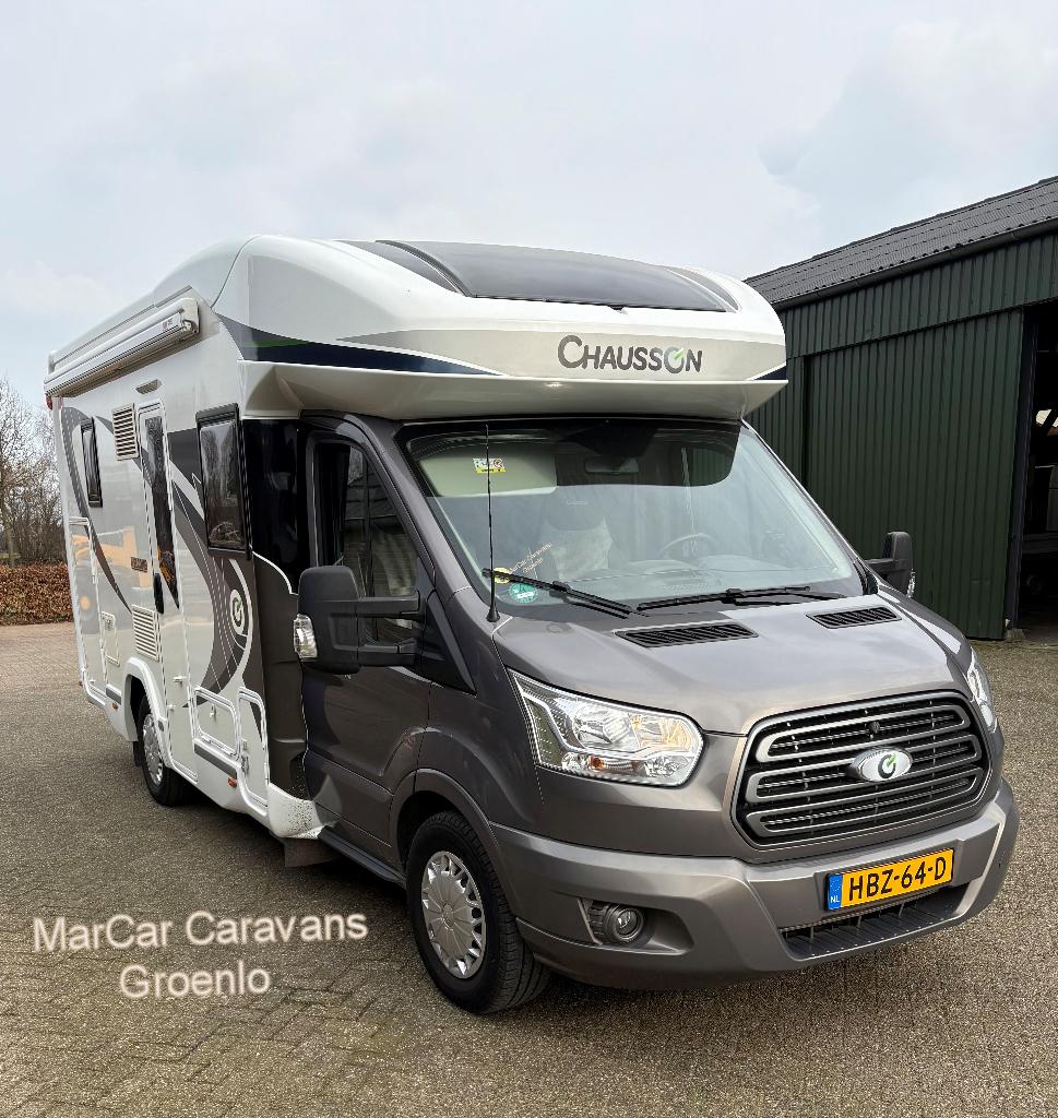 Chausson welcom 610.          2016, Caravans en Kamperen, Campers, Alkoof, Ringverwarming, Achteruitrijcamera, Ford