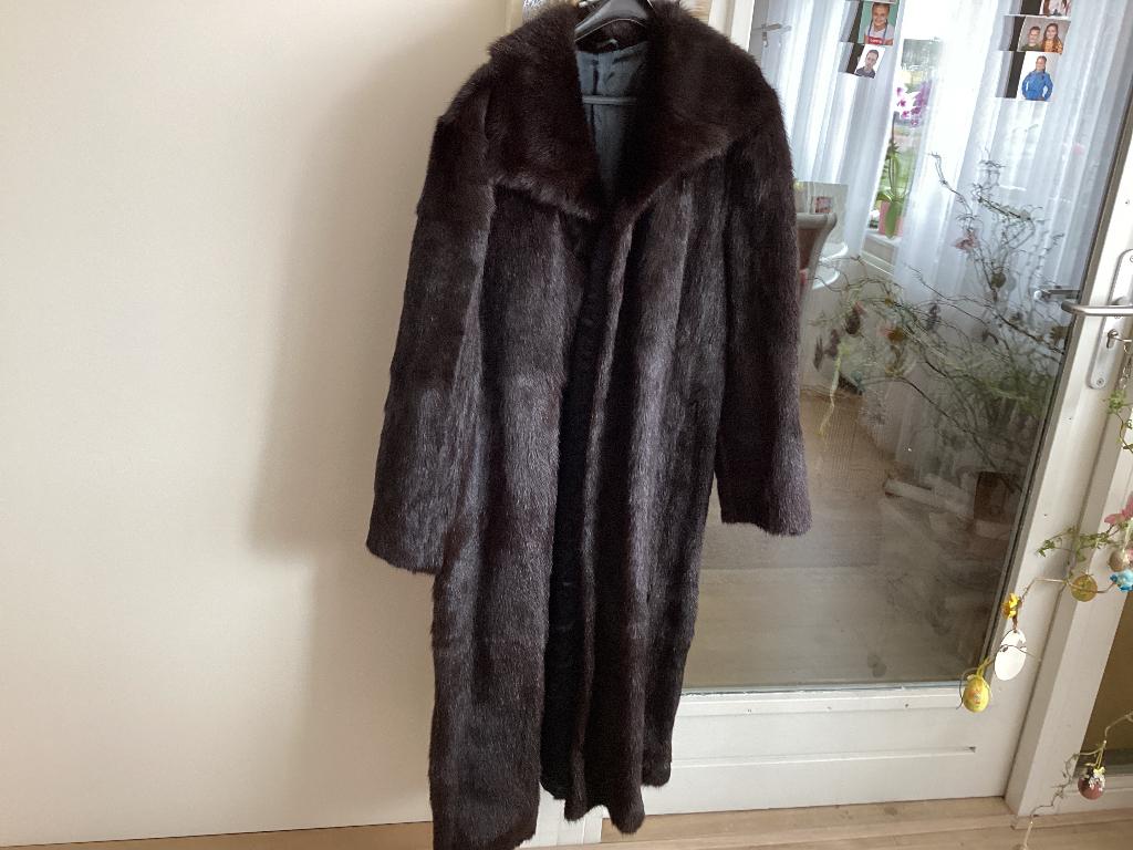 Echte bontjassen, Kleding | Dames, Jassen | Winter, Ophalen, Zo goed als nieuw, Maat 42/44 (L), Bruin