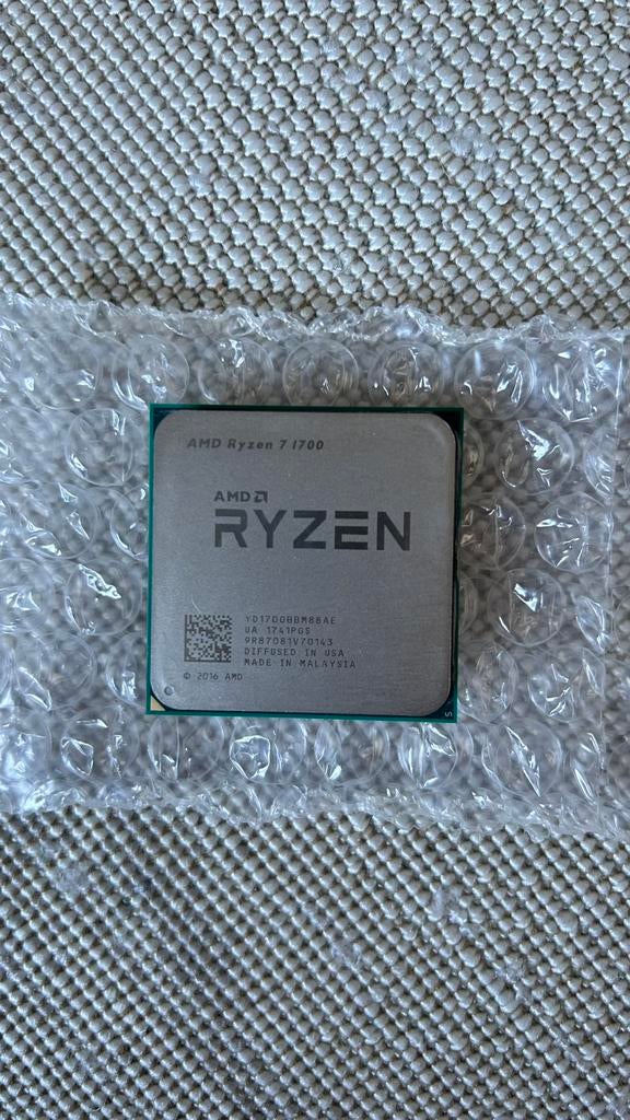 Ryzen 7 1700, Computers en Software, Processors, Ophalen of Verzenden, Gebruikt, 8-core, 3 tot 4 Ghz