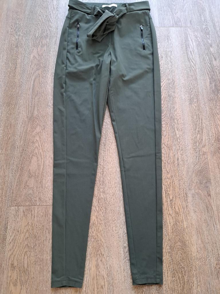 Broek travelstof groen Studio Anneloes model Margot Xs, Kleding | Dames, Broeken en Pantalons, Studio Anneloes, Ophalen of Verzenden