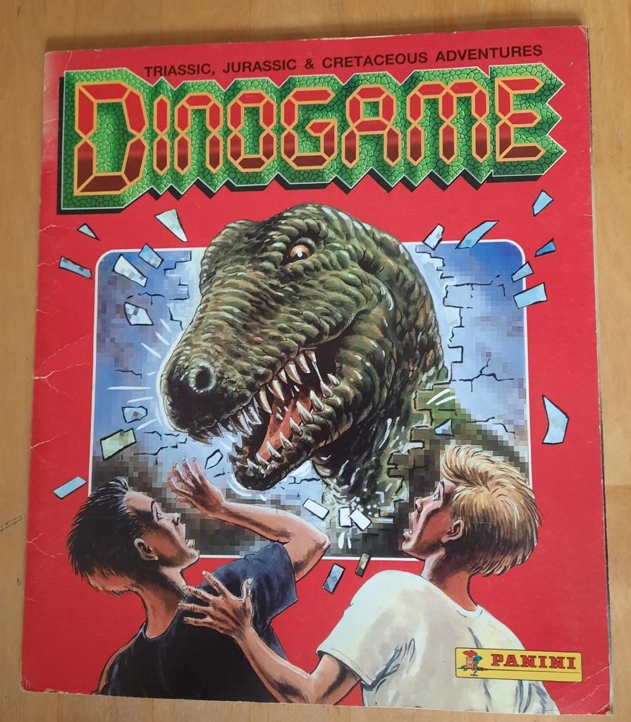 DINOGAME - COMPLEET PANINI ALBUM - 1993, Ophalen of Verzenden, Zo goed als nieuw