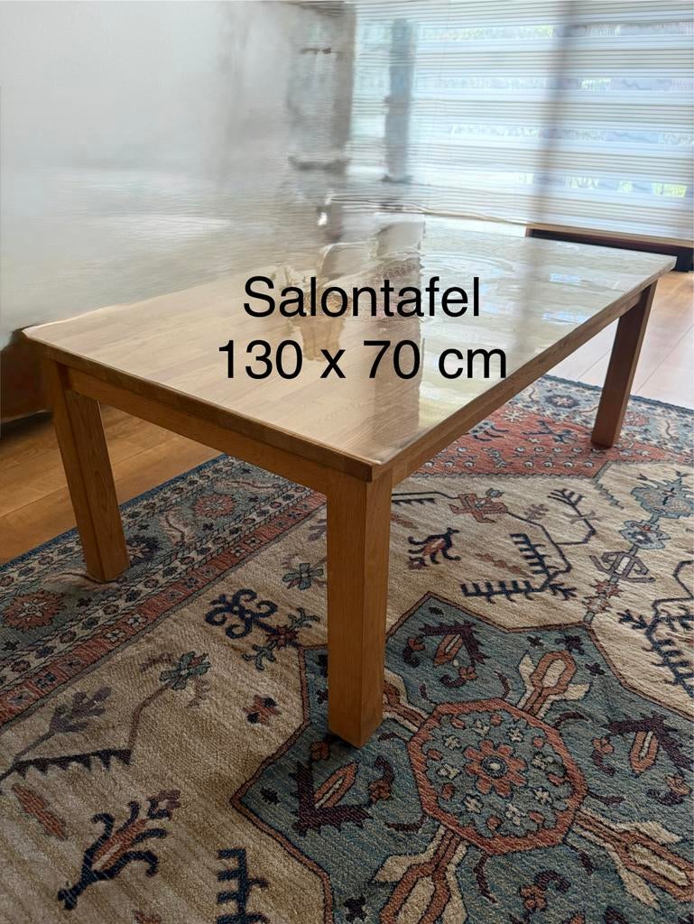 Salontafel 130 x 70 cm, Ophalen, Gebruikt, 100 tot 150 cm, 50 tot 100 cm