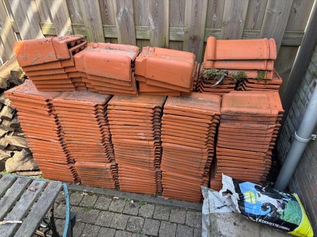 Gratis af te halen oranje dakpannen, Ophalen, Gebruikt, Tuinpaviljoen