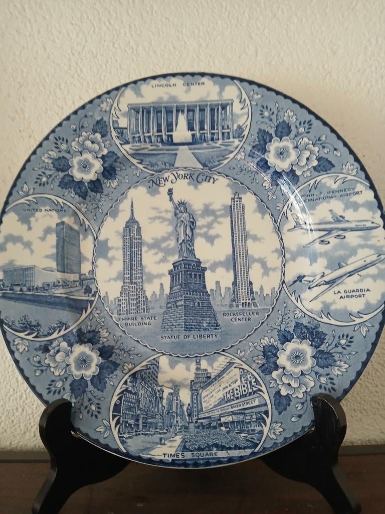 Vintage Staffordshire NYC 'City of Wonders', Ophalen of Verzenden