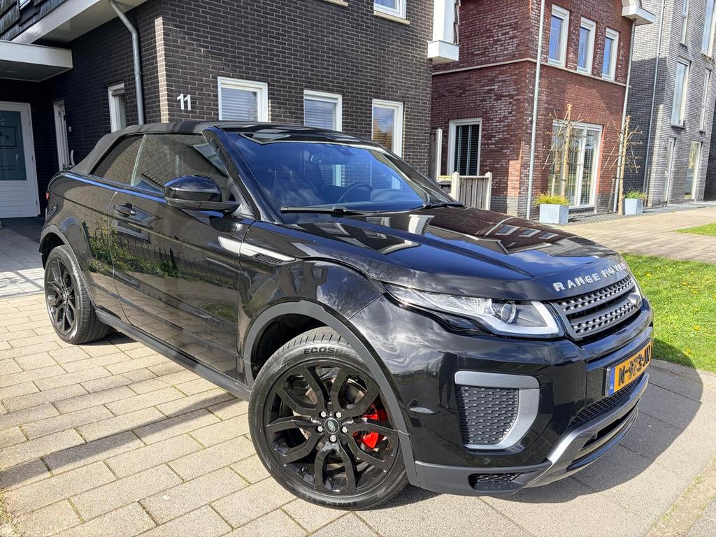 Land Rover Range Rover Evoque 2.0 TD4 4WD Convertible AUT, Auto's, Automaat, 2005 kg, 4 stoelen, Zwart