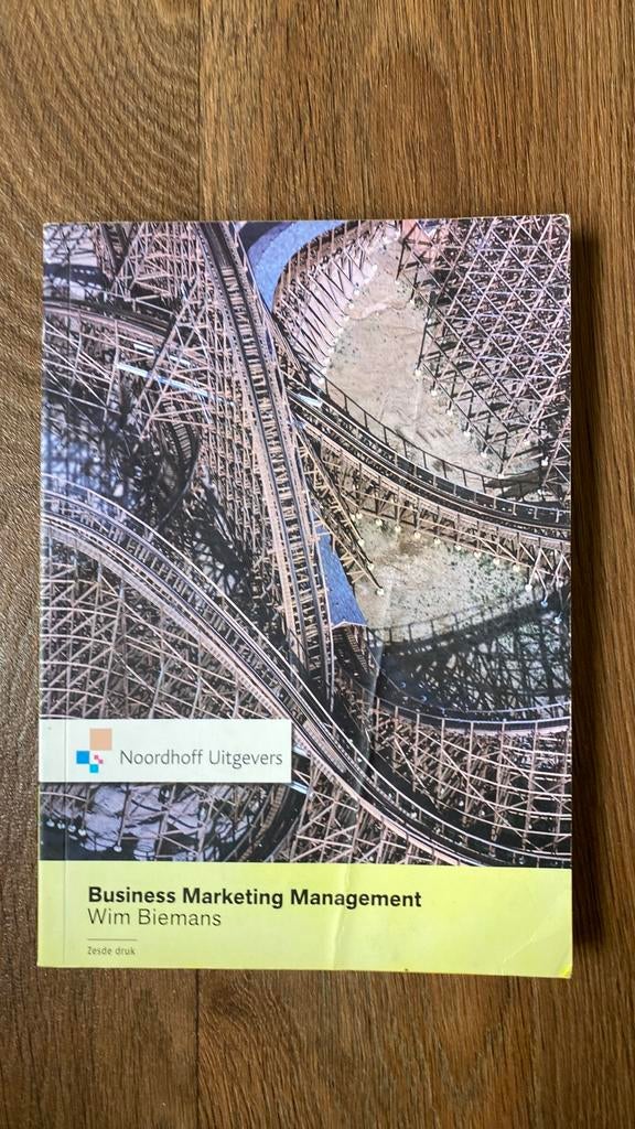 Business marketing management wim biemans, Ophalen of Verzenden, Zo goed als nieuw, Management