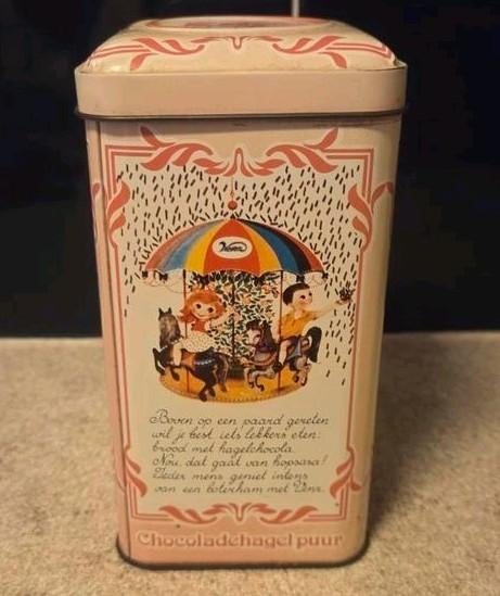 Vintage Verkade Hagelslag Blik - Venz Vaassen, Ophalen of Verzenden, Gebruikt, Overige, Verkade
