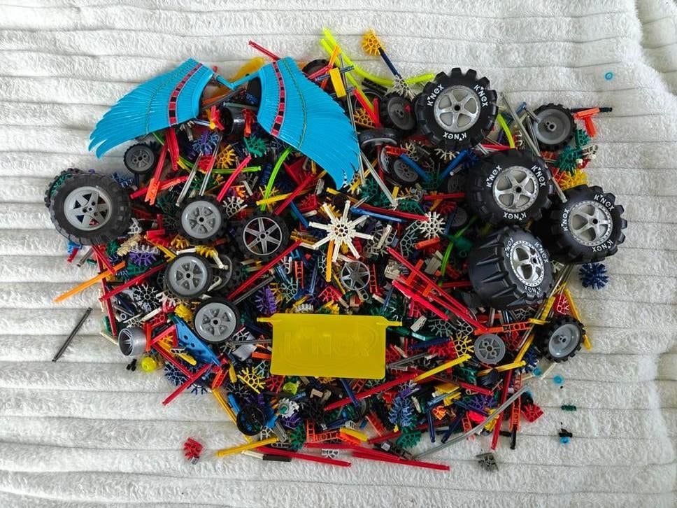 Grote partij K'NEX - Ruim 4 kg aan bouwplezier, Kinderen en Baby's, Speelgoed | Bouwstenen, Ophalen of Verzenden, Gebruikt, K'nex