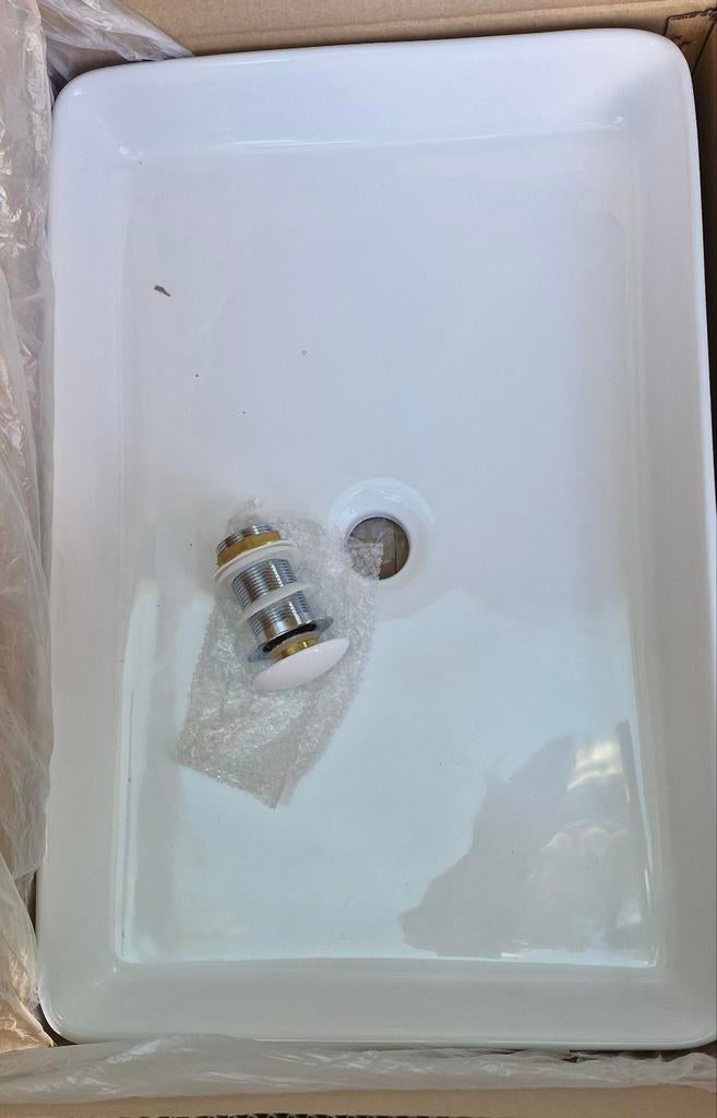 Atlantic Daytona Rechthoekige Opbouw Wastafel - Nieuw, Ophalen of Verzenden