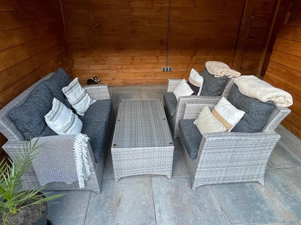 All weather outdoor furniture van Tierra Outdoor, Ophalen, 4 zitplaatsen, Zo goed als nieuw, Wicker