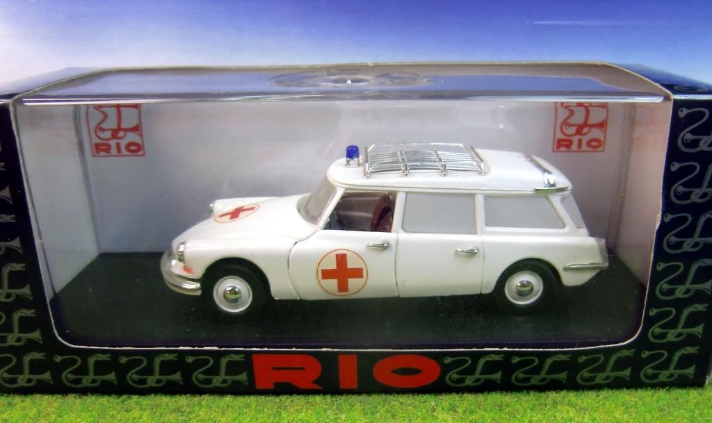 (14) Citroen DS19 Break Ambulance van Rio (1/43), Ophalen of Verzenden, Gebruikt, Auto, Overige merken