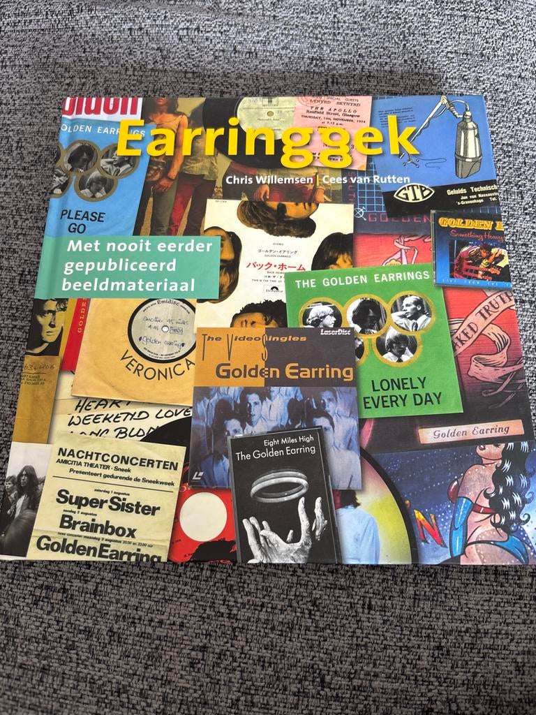 Earringgek: Het Golden Earring Boek met uniek beeldmateriaal, Ophalen of Verzenden, Zo goed als nieuw, Artiest