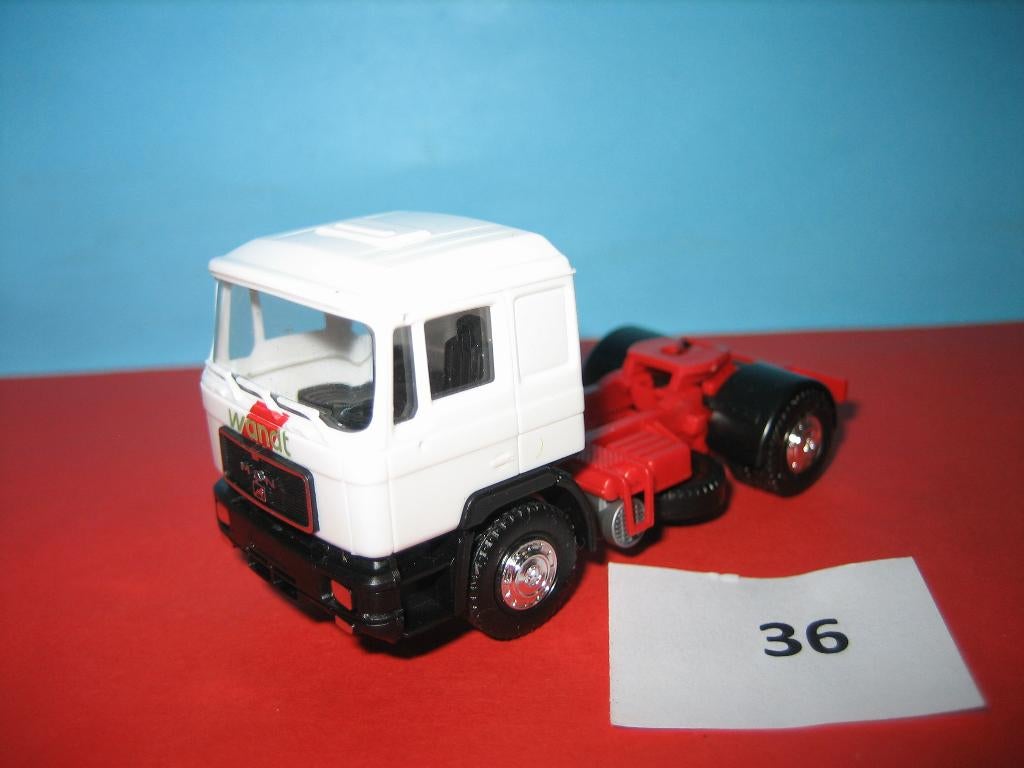 Tr-36  lossde Truck  MAN van Wandt  Herpa, Hobby en Vrije tijd, Modelauto's | 1:87, Ophalen of Verzenden, Zo goed als nieuw, Bus of Vrachtwagen