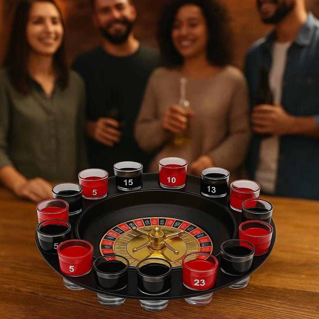 Shot roulette spel - Drankspel - Bordspel - Roulette spel, Cave & Garden, Verzenden, Nieuw, Kouwe Hoek 1B, Waddinxveen