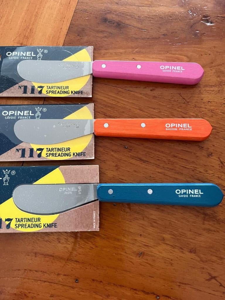 Opinel 117 botermes, Ophalen of Verzenden, Nieuw, Overige materialen, Los bestek