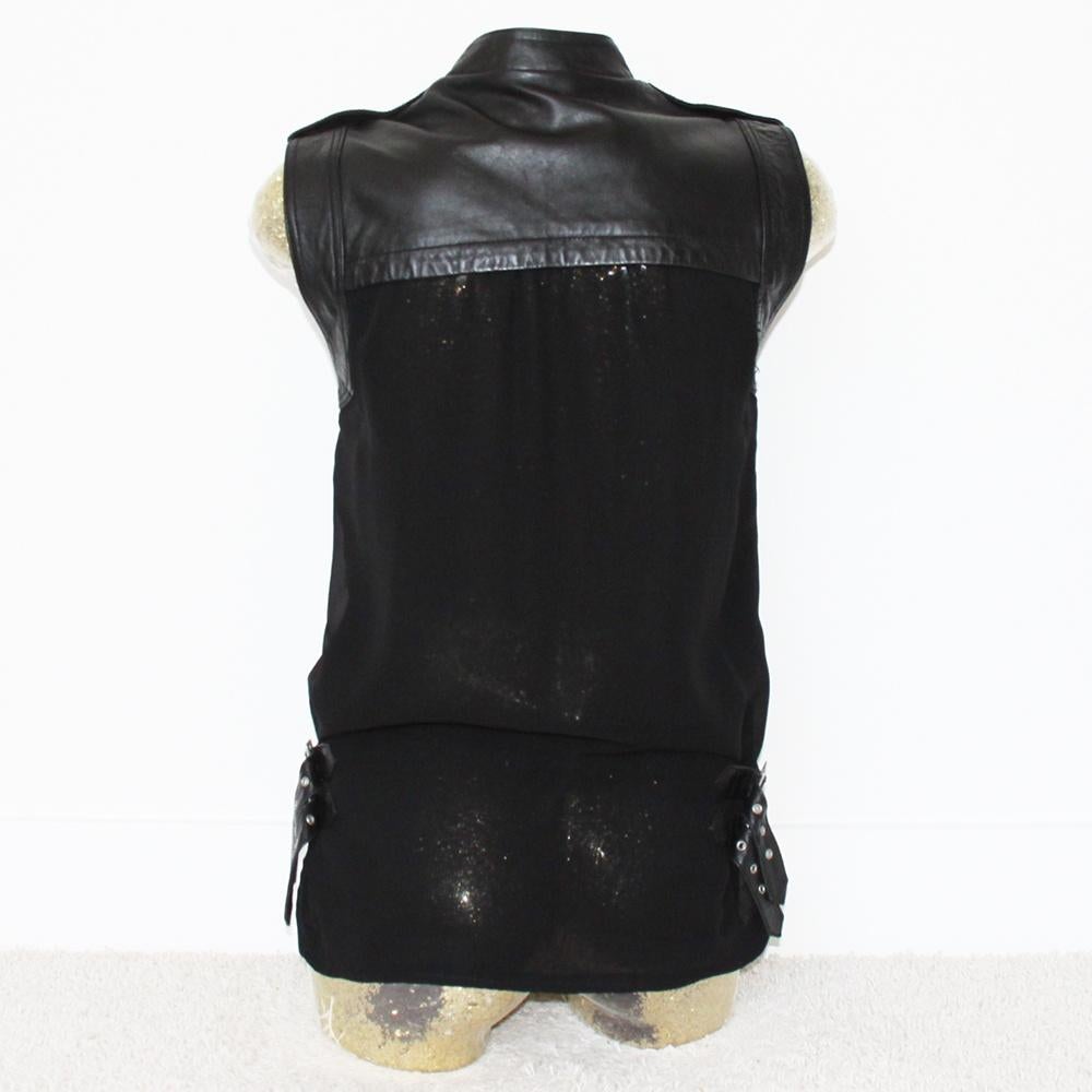 Mooi Zacht Leren Supertrash Hesje - 64 (Maat 34) € 65,-, Supertrash, Zwart, Ophalen of Verzenden, Zo goed als nieuw