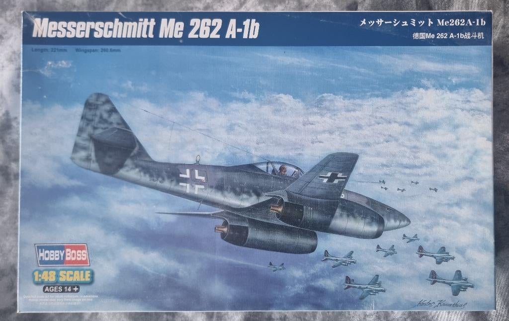 1/48 Messerschmitt Me262A-1b, Ophalen of Verzenden, Groter dan 1:72, Overige merken