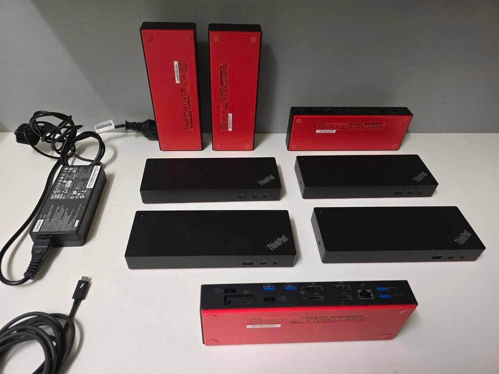 Lenovo thinkpad thunderbolt 3 dock gen 2 dockingstation!, Computers en Software, Dockingstations, Ophalen of Verzenden
