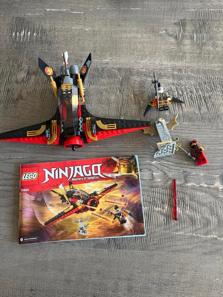 Lego Ninjago 70650, Gebruikt, Lego, Ophalen of Verzenden, Inclusief instructies