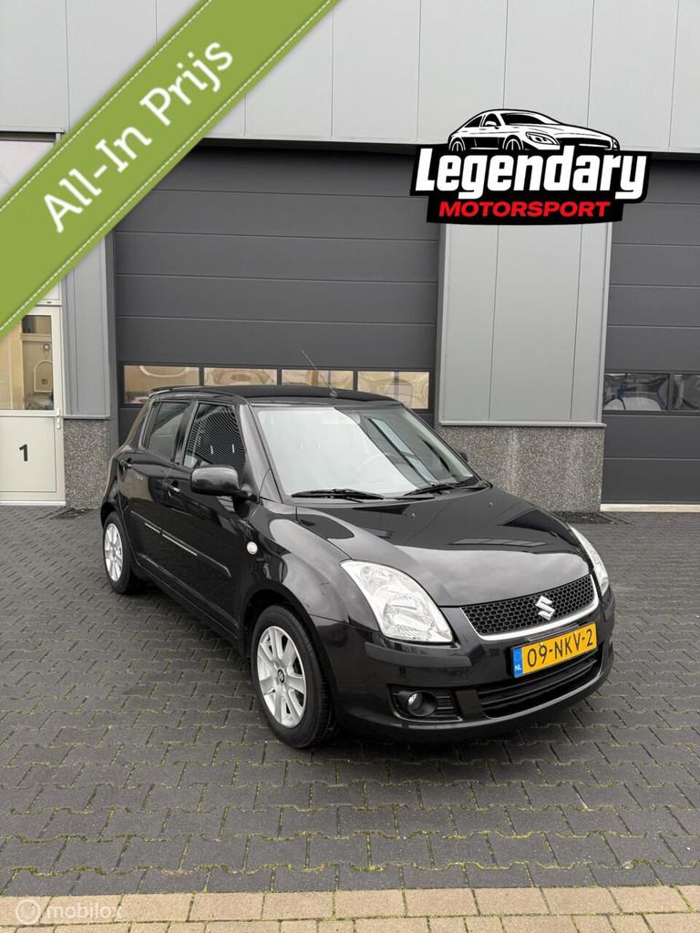 Suzuki Swift 1.3 Bandit|2010|1e Eigenaar|NAP|Garantie, Auto's, Suzuki, Voorwielaandrijving, Stof, Zwart, 400 kg