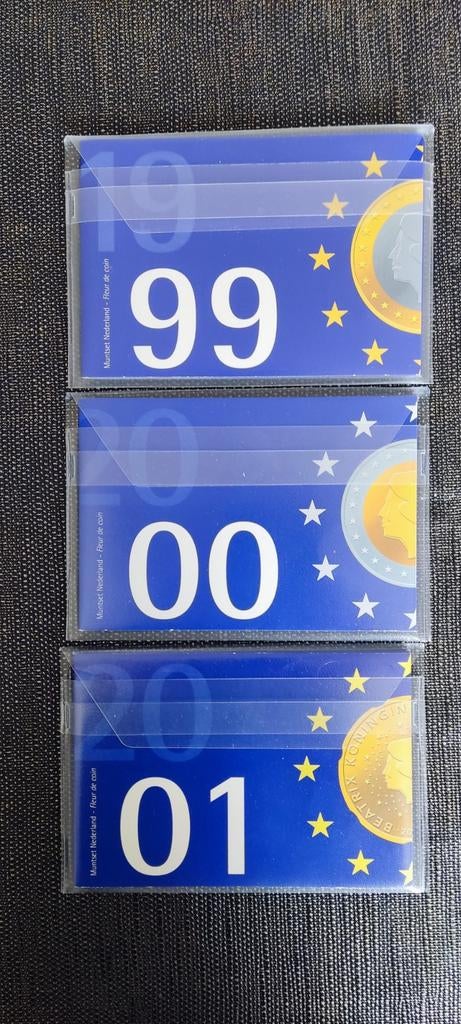 Laatste Gulden Munten Beatrix 1999, 2000, 2001, Postzegels en Munten, Ophalen, Koningin Beatrix