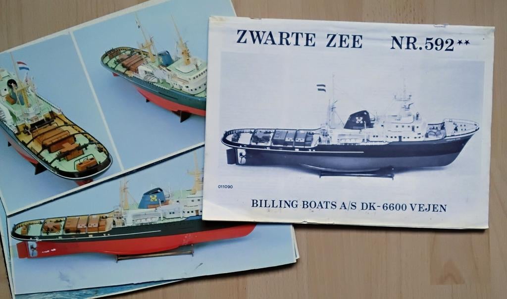 Billing Boats Handleiding/Bouwtekening Zwarte Zee Nr 592, Hobby en Vrije tijd, Modelbouw | Boten en Schepen, Verzenden, Gebruikt