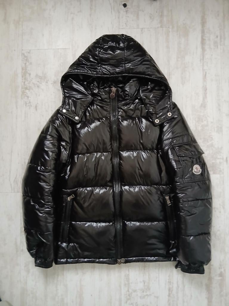Moncler Winterjas Heren S, Ophalen of Verzenden, Zo goed als nieuw, Zwart
