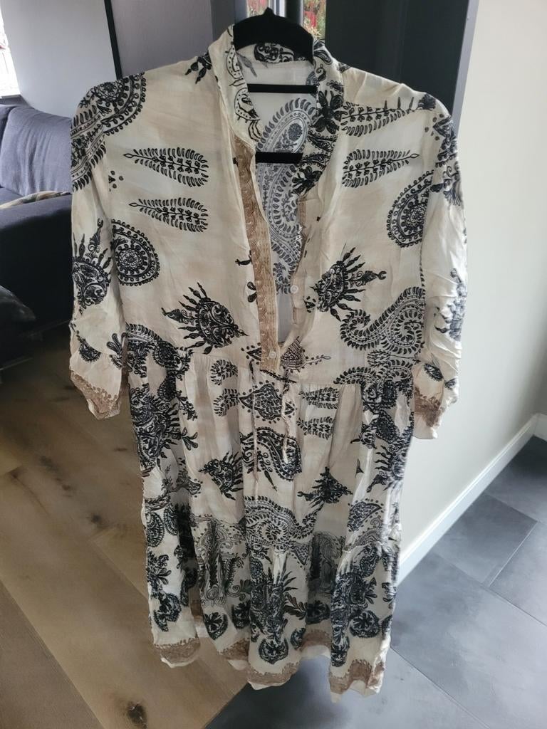 leuke jurk voor de zomer,maat L, Kleding | Dames, Ophalen of Verzenden, Zo goed als nieuw, Boven de knie