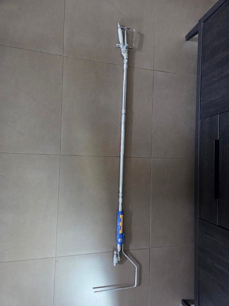 Graco Jetroller met verlenglans+0,5 meter en CleanShot 25CM, Ophalen of Verzenden, Zo goed als nieuw, Verfspuit of Verfpomp