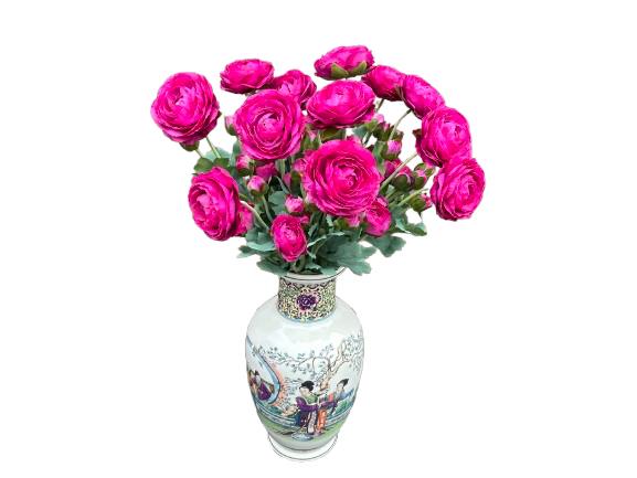 Kunstbloem zijde - fuchsia - kunstbloemen - zijde - boeket, Binnen, 3811JM, Info@rodebeagle.nl, Rode Beagle kunstbloemen