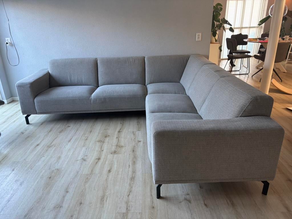 Montel modulaire hoekbank (5 zits), Ophalen, Gebruikt, Stof