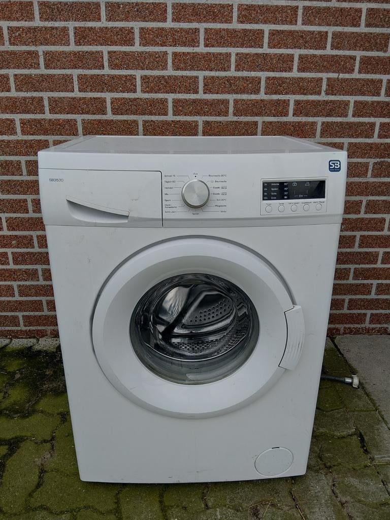 Wasmachine grats, Ophalen, Niet werkend, 1200 tot 1600 toeren, Voorlader