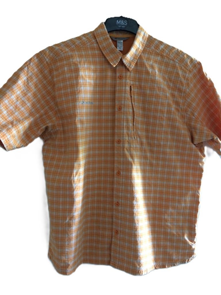 Outdoors Casual Overhemd Quechua ~ maat XL / XXL, Quechua, Oranje, Ophalen of Verzenden, Zo goed als nieuw