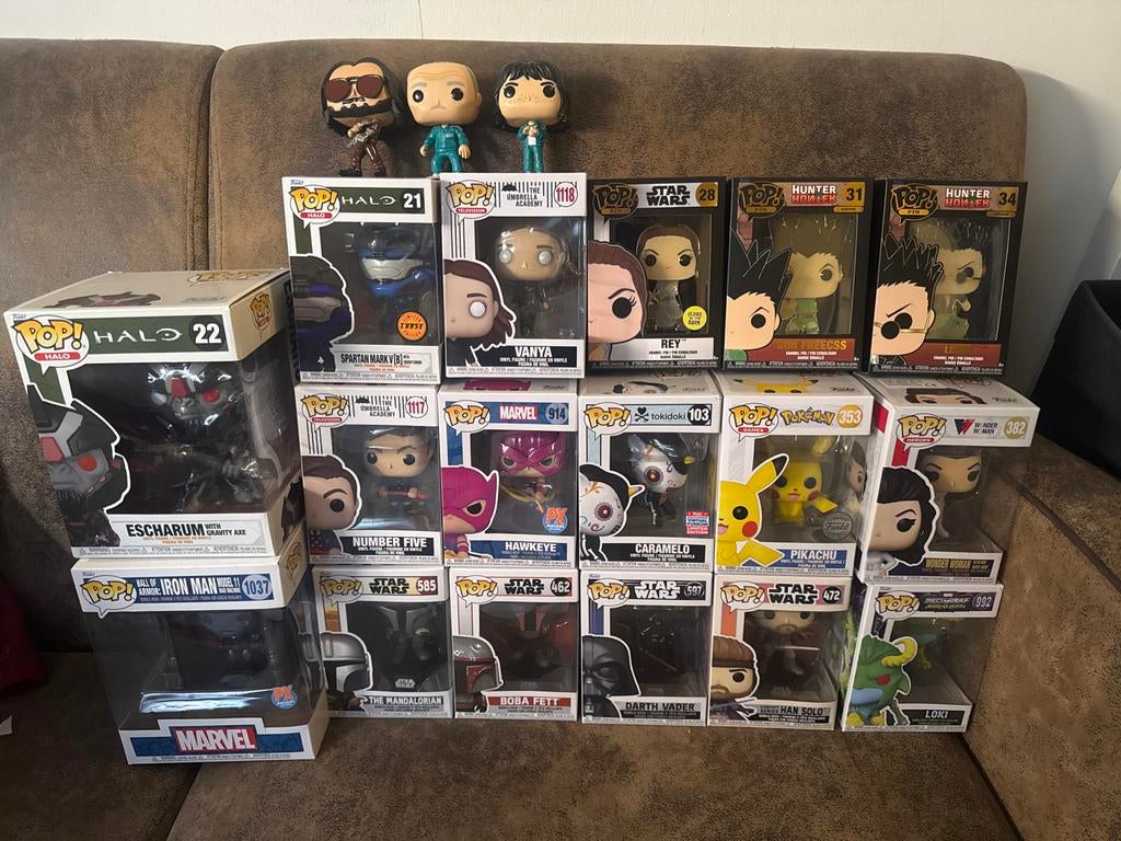 Funko Pop – Halo • Star Wars • Marvel • Hunter x • Pokémon, Ophalen, Zo goed als nieuw