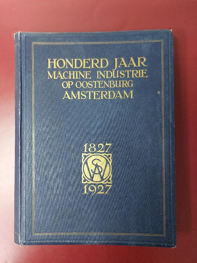 Boek Werkspoor 100 jaar 1827-1927, Ophalen of Verzenden, Gebruikt, Trein, Boek of Tijdschrift