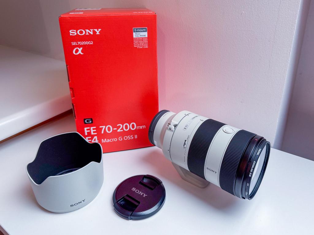 Sony FE 70-200mm F4 Macro G OSS Ⅱ (nieuwstaat + doos), Audio, Tv en Foto, Fotografie | Lenzen en Objectieven, Ophalen, Zo goed als nieuw