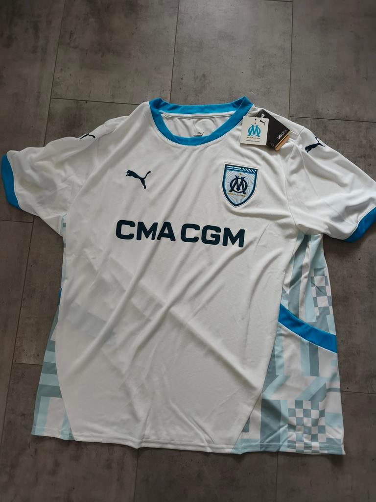 Puma Olympique Marseille thuisshirt wit XXL, Kleding | Heren, Ophalen of Verzenden