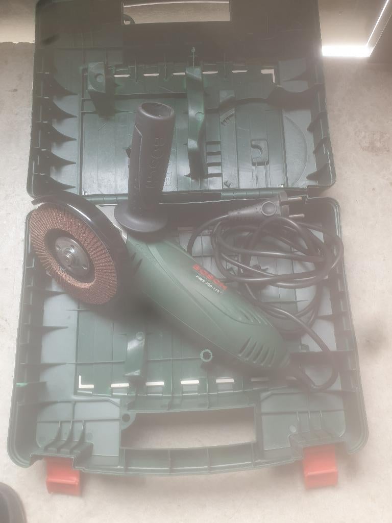 slijptol bosch, Doe-het-zelf en Verbouw, Gereedschap | Slijpmachines, Ophalen, Zo goed als nieuw, Minder dan 700 watt, Haakse handslijpmachine