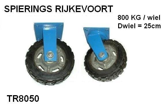 wiel zwaarlast zwenkwiel bokwiel tot 1800 kg  Spierings, Niet ingevuld, Niet ingevuld, Nieuw, Ophalen of Verzenden