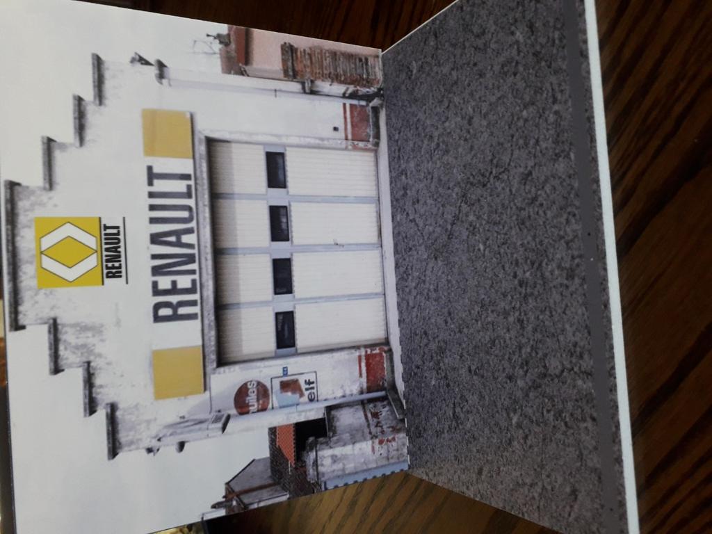 Diorama Garage Renault 1/24, Ophalen of Verzenden, Overige onderwerpen