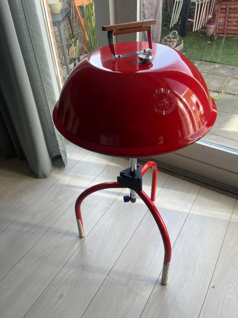 Barbeque skottelbraai Red Devil., Tuin en Terras, Ophalen, Zo goed als nieuw